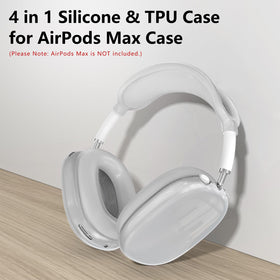 Mindresy AirPods Max 2 transparent headband cover adds subtle protection for daily use.