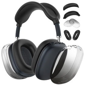 MINDRESY AirPods Max 4in1 earcups cover protects while showing clear gradient style