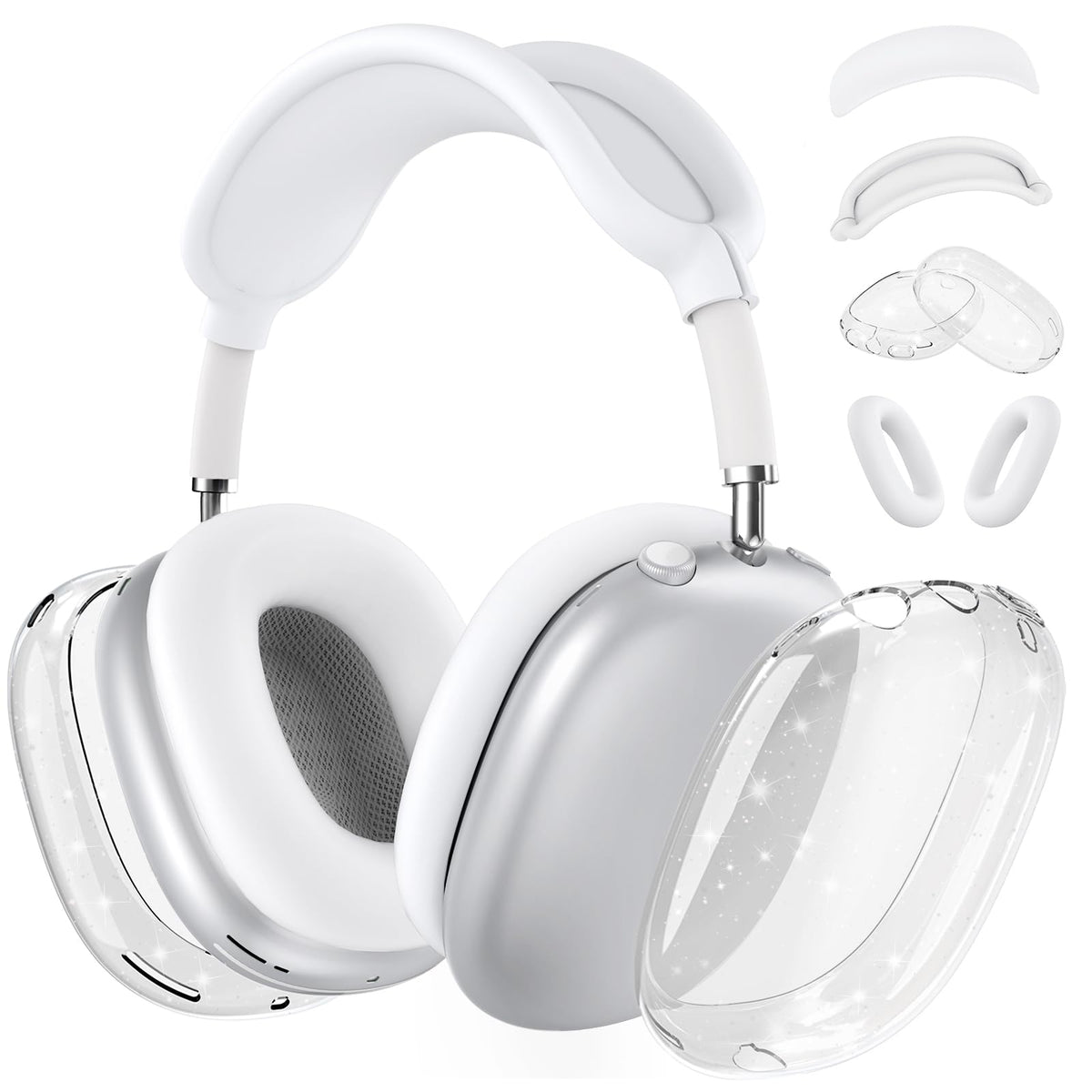 MINDRESY AirPods Max earcup covers 4in1 protect without bulk.