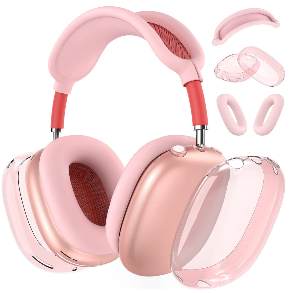 Mindresy AirPods Max clear earcups cover provides 360° protection against scratches.