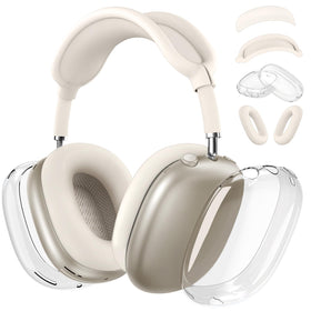 MINDRESY AirPods Max clear earcups cover protects from scuffs while keeping visibility
