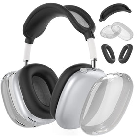 MINDRESY AirPods Max earcups cover clear protects against scratches while keeping the look visible