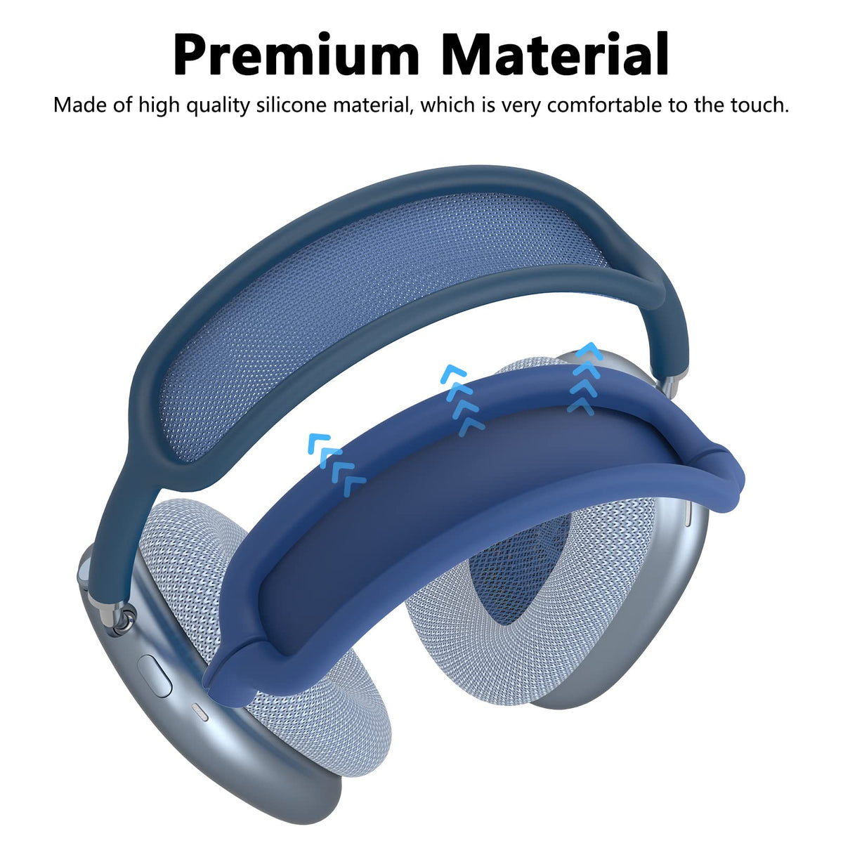 MINDRESY AirPods Max easy install design fits without adding bulk or interfering with use.