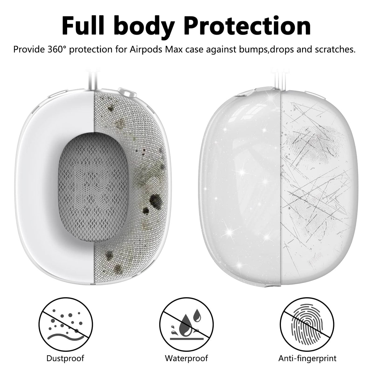 MINDRESY AirPods Max headband cover shields the band from wear.