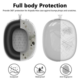 MINDRESY AirPods Max headband cover clear cushions fit and guards against sweat