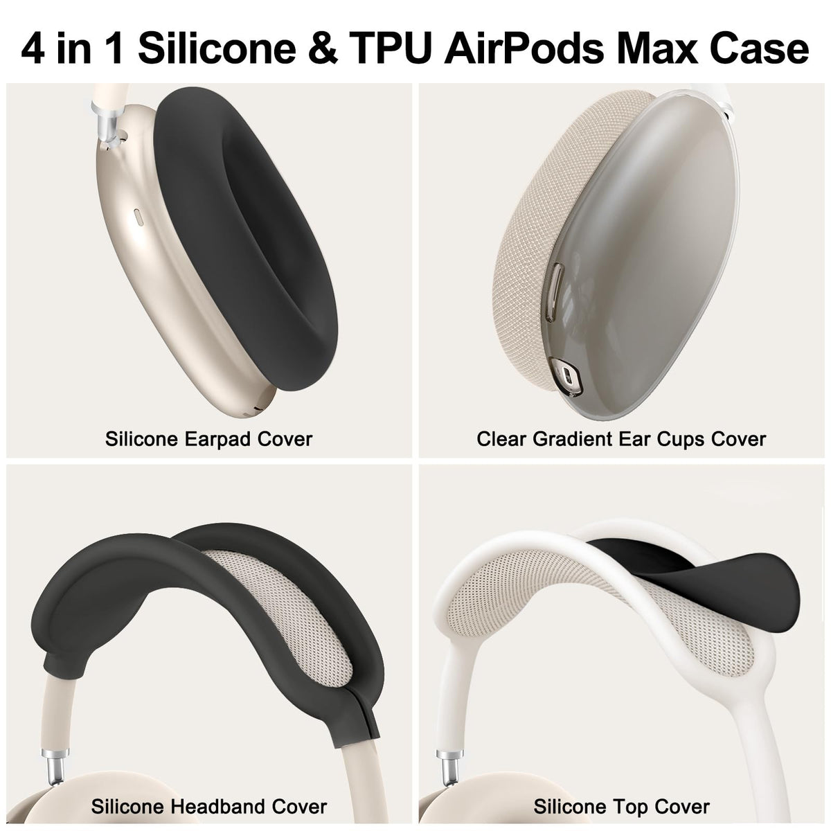 MINDRESY AirPods Max headband cover shields the strap from wear and sweat
