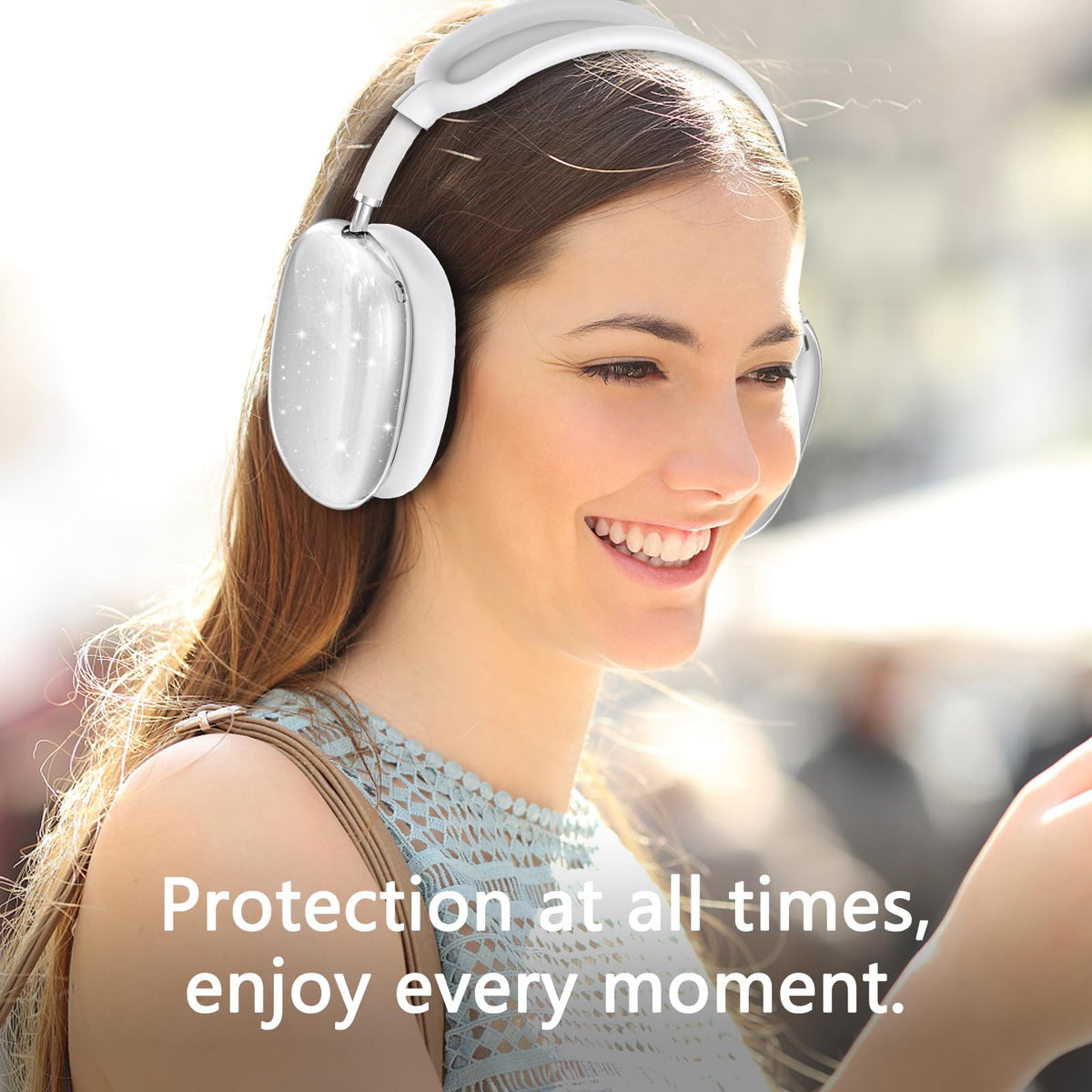 MINDRESY AirPods Max protective case cover delivers 360° protection against dust.