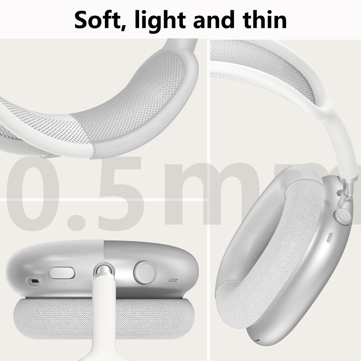 MINDRESY AirPods Max Lightning port access, compatible charging setup