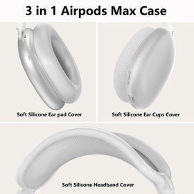 MINDRESY AirPods Max USB-C port access, easy charging with case on