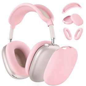 MINDRESY AirPods Max silicone earcups cover pink protects against scratches and dust