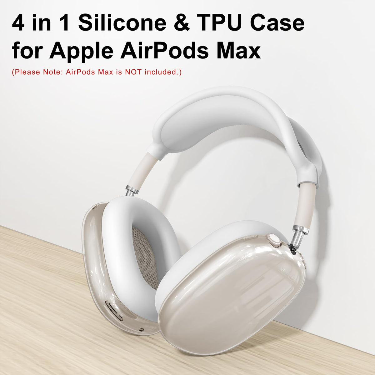 Mindresy AirPods Max silicone earpad cover adds grip and dust resistance.