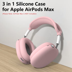 MINDRESY AirPods Max silicone earpads cover pink keeps surfaces clean