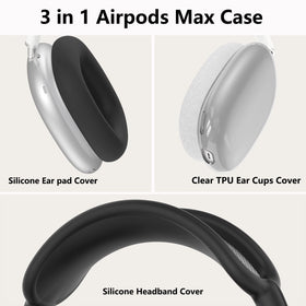 MINDRESY AirPods Max silicone skin close-up shows premium texture and durability