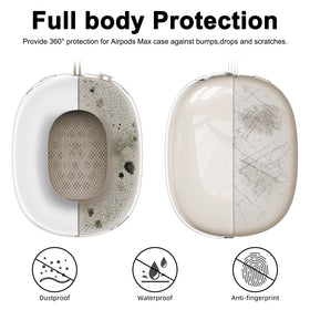 Mindresy AirPods Max silicone top cover shields crown from scratches.