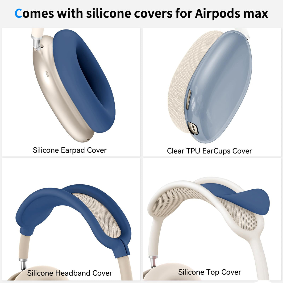 MINDRESY silicone earpad and headband covers detail adding comfort and sweat resistance