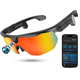 Mingtawn Smart Glasses 4K camera anti-shake for steady outdoor action.