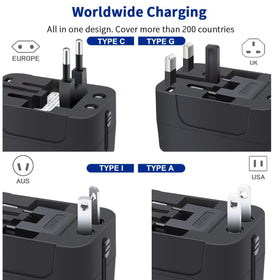 MINGTONG all-in-one international socket supports multiple plug types for travel
