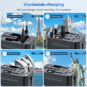 MINGTONG GaN fast charging USB-C port powers up devices quickly on the go.