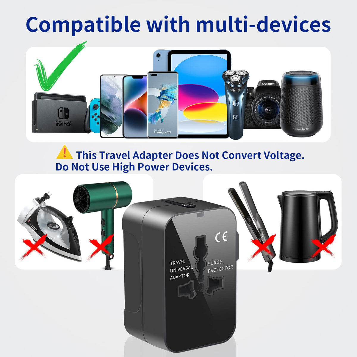 MINGTONG lightweight travel companion fits in carry-on bags