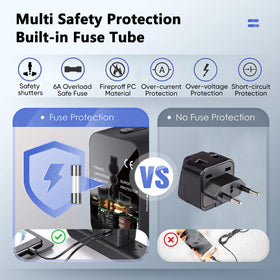 MINGTONG safety fuse and LED indicator protect while charging