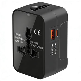 MINGTONG universal travel adapter compact size for easy packing and reliable charging.