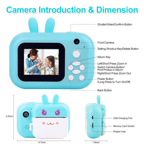 MINIBEAR Kids Camera 2.4 inch IPS screen with vivid colors