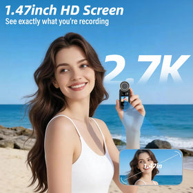 MINIBEAR screen live preview for easy framing and playback