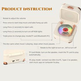 MiniLuxis Retro Bluetooth Speaker gift idea, stylish tech for teens