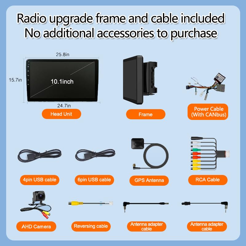 MININAVI 10.2-inch car radio GPS navigation map view
