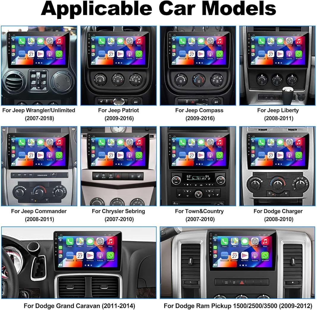 MININAVI 10.2-inch car radio with WiFi hotspot for online maps and streaming