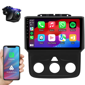 MININAVI Dodge RAM 9-inch touchscreen enhances infotainment control on the road.