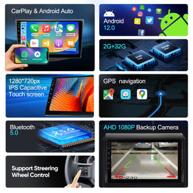 MININAVI Dodge RAM Bluetooth DSP and FM radio for clear calls and immersive sound.