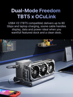 MINISFORUM DEG2 GPU-ready dock supports upgradeable graphics cards