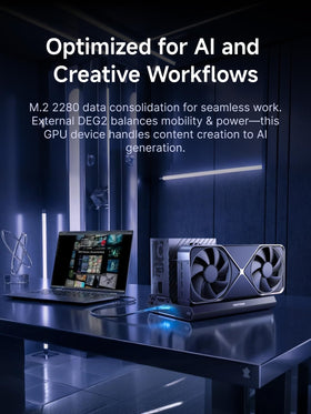 MINISFORUM DEG2 M.2 2280 slot for internal storage expansion