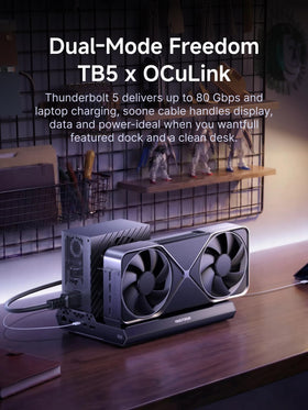 MINISFORUM DEG2 OCuLink port offers high-speed PCIe connection to a desktop GPU