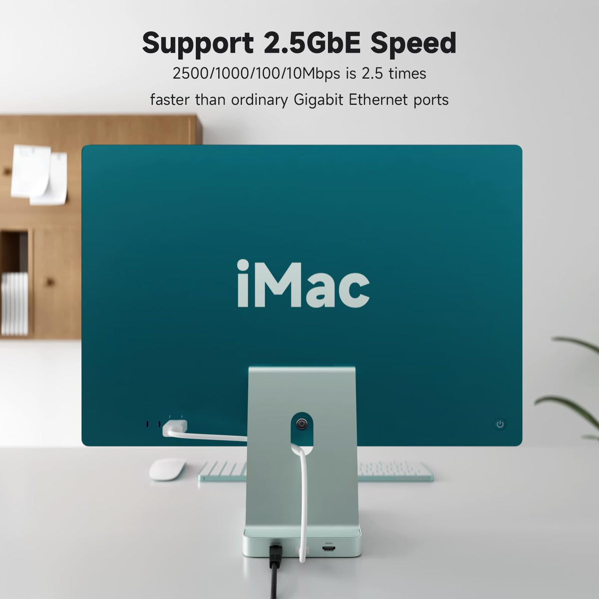 Minisopuru DS802PRO all-in-one dock designed for iMac 24-inch compatibility