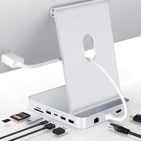 Minisopuru DS802PRO on iMac showing 4K60Hz HDMI output for crisp multitasking.