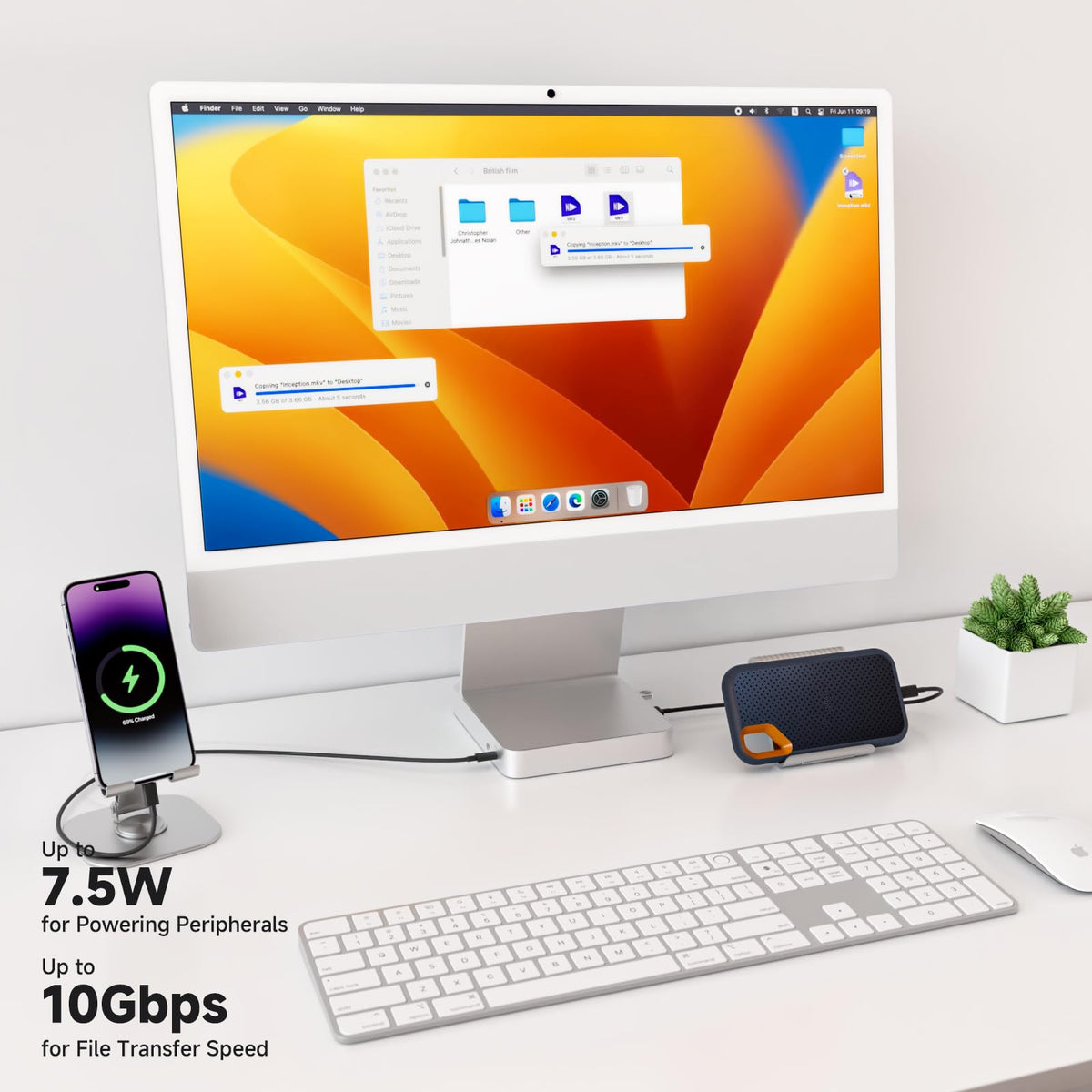 Minisopuru DS802PRO M.2 SSD enclosure supporting up to 4TB of storage.