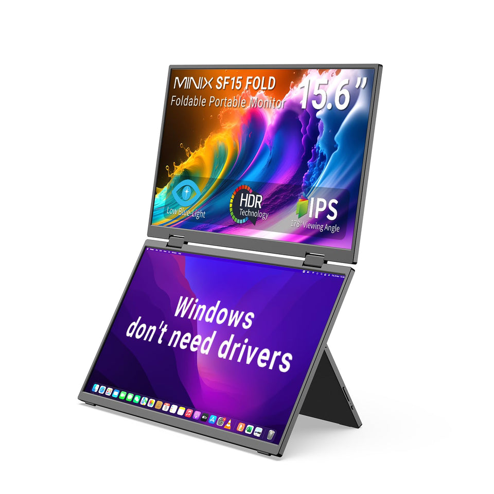 MINIX SF15 folded compact profile for easy travel and storage.