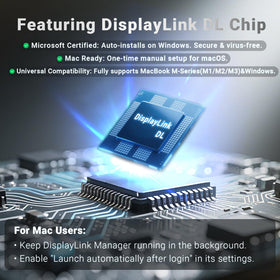 MINIX SF15 100W PD pass-through keeps laptop powered during presentations.