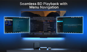 MINIX U8K-Ultra 8K playback demo with vibrant colors and depth.