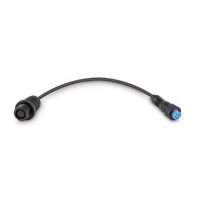 Minn Kota adapter front connector showing secure metal-tipped contact and reliable connection
