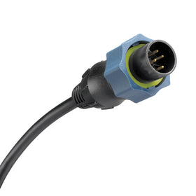 Minn Kota MKR-US2-10 shielded IP68 connector prevents interference for clearer sonar readings.