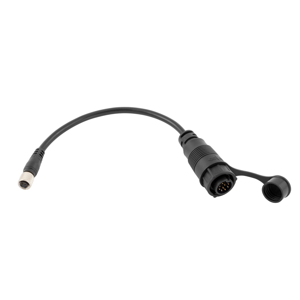 Minn Kota MKR-US2-16 adapter cable connects Lowrance Ti2 to US2 transducer for quick trolling motor sonar.