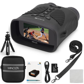 Minolta 10x25 night vision monocular front view for low-light scouting