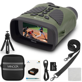 Minolta 10x25 night vision monocular for clear wildlife viewing in low light