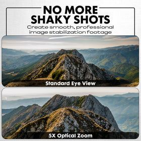 Minolta 2.8-inch LCD touchscreen enables quick shooting adjustments.