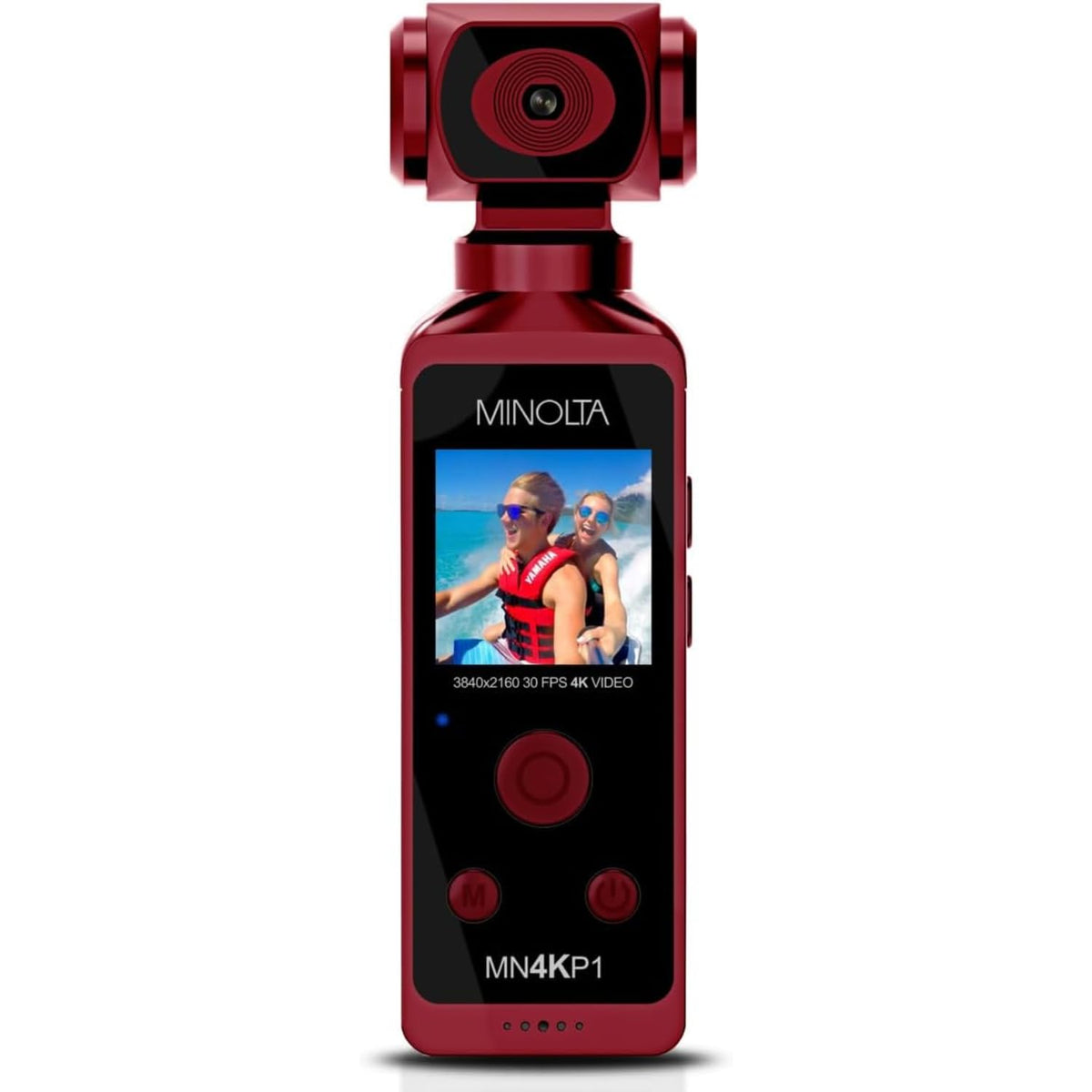 Minolta 4K Pocket Camcorder wide-angle 170 view for group adventures