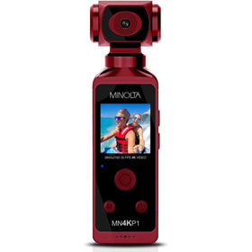 Minolta 4K Pocket Camcorder wide-angle 170 view for group adventures
