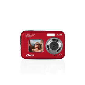 Minolta camera 5K Ultra HD video delivers sharp travel footage with rich detail.